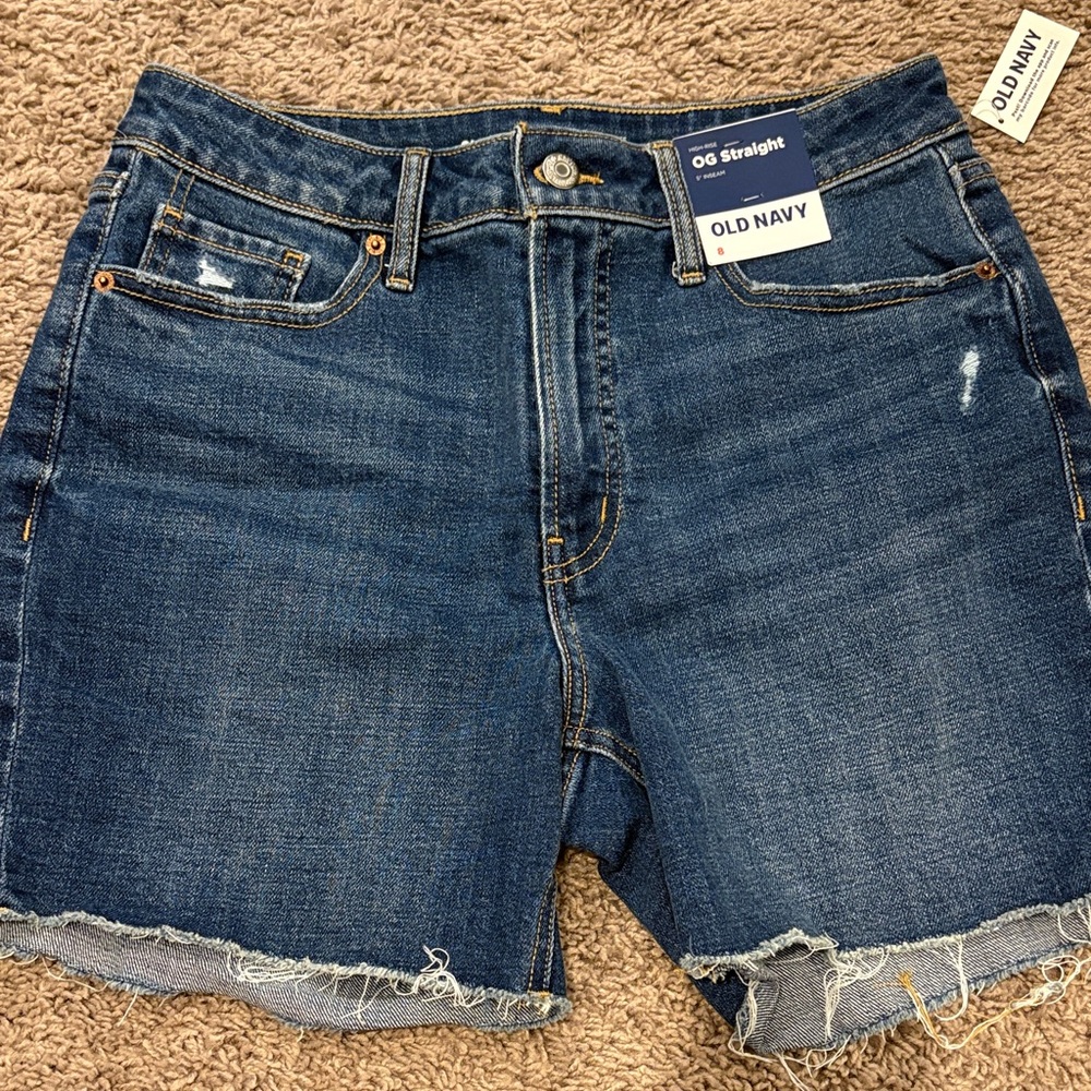 Old Navy Dark Blue Denim Shorts